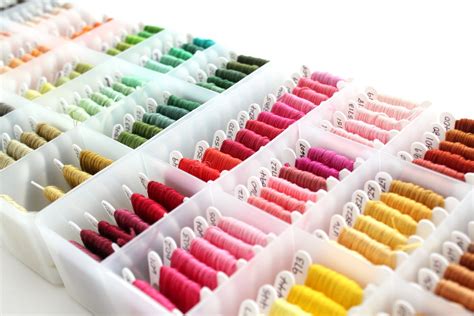 how to organize embroidery floss and the importance of color harmony in art